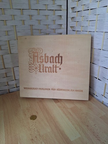 Asbach uralt holzbox - asbach,