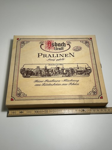 Holzschachtel asbach uralt - holzschachtel,