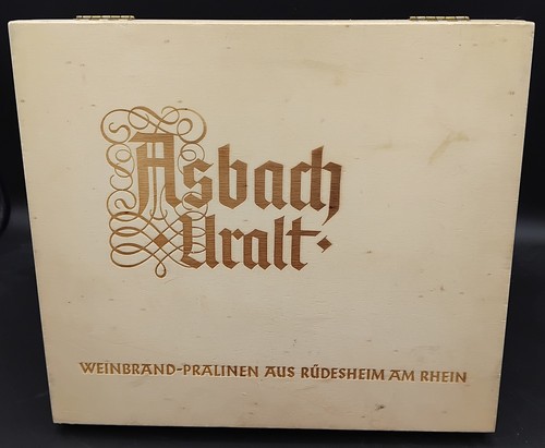 Asbach uralt holzkiste - asbach,