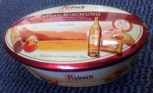 Asbach pralinen vintage dose - pralinen,